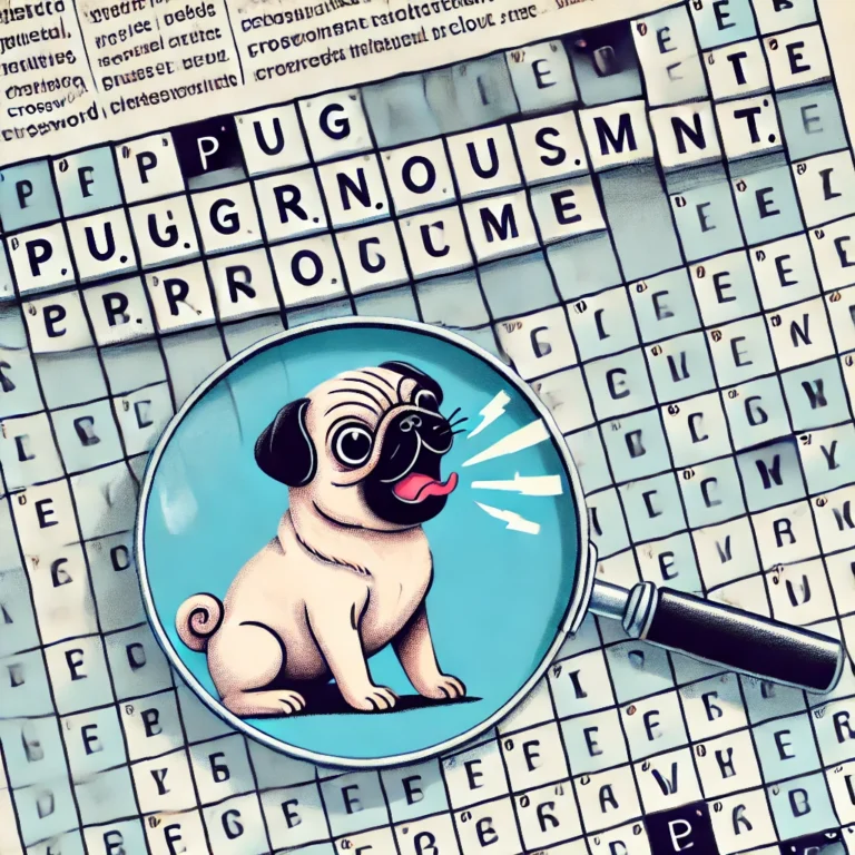 pug pronouncement crossword clue